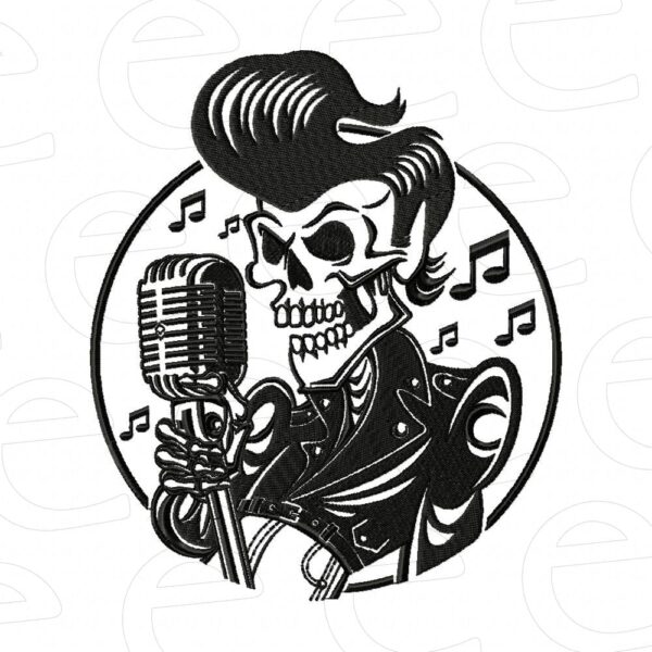 Rockabilly Skeleton