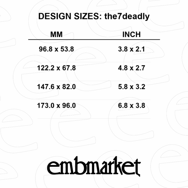 Meliodas sama Embroidery Design