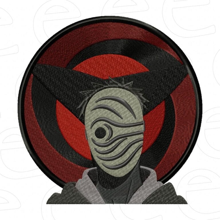 Obito in Mangekyō Sharingan circle